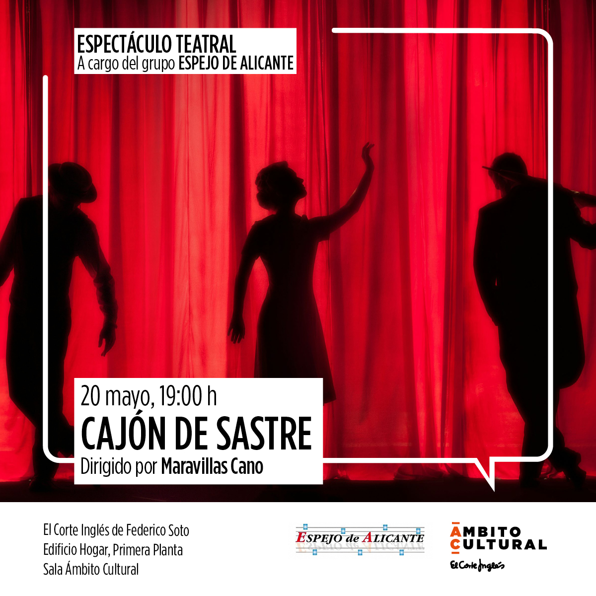 Espectáculo teatral “CAJÓN DE-SASTRE"